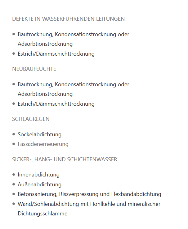 Bautrocknung Kondensationstrocknung 